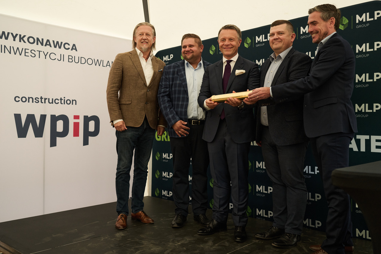 wmurowanie kamienia węgielnego na terenie MLP Gorzów Wielkopolski