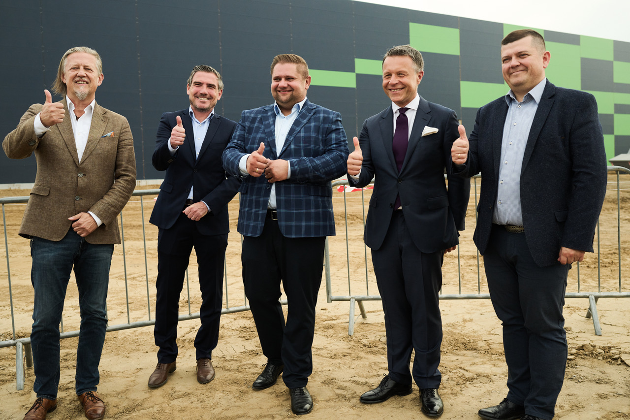 wmurowanie kamienia węgielnego na terenie MLP Gorzów Wielkopolski